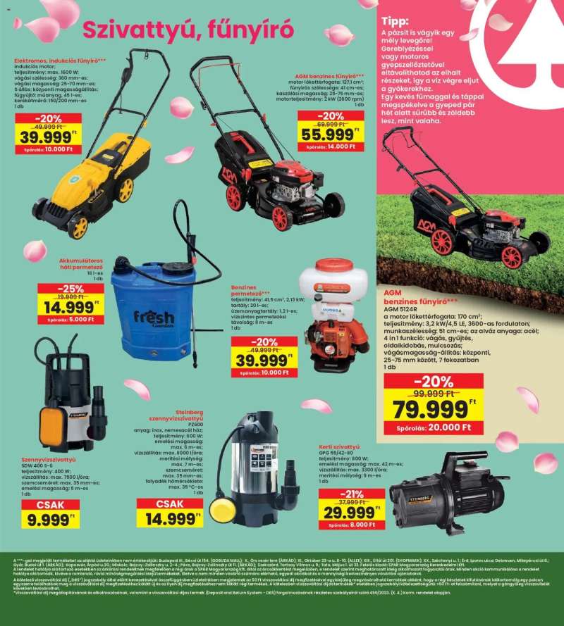 Interspar Interspar Kert katalógus 5 oldal