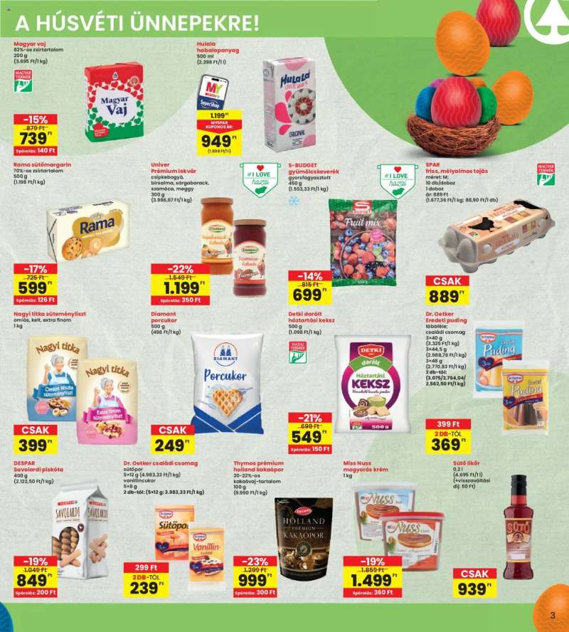 Interspar Interspar akciós újság 3 oldal