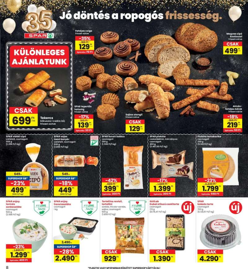Interspar Interspar akciós újság 8 oldal