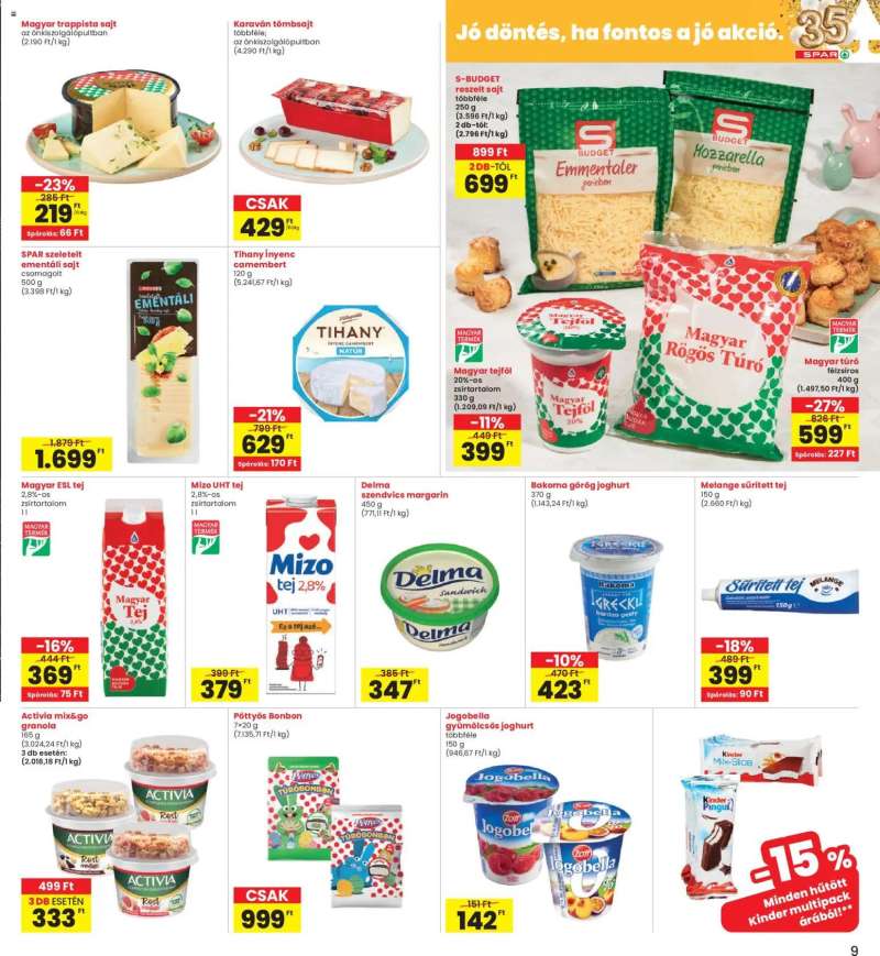 Interspar Interspar akciós újság 9 oldal