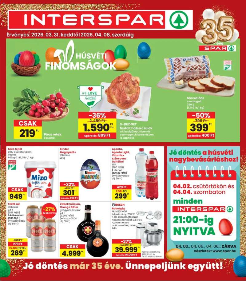 Interspar Interspar akciós újság 1 oldal