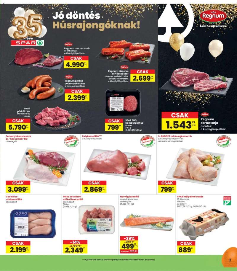 Interspar Interspar akciós újság 3 oldal