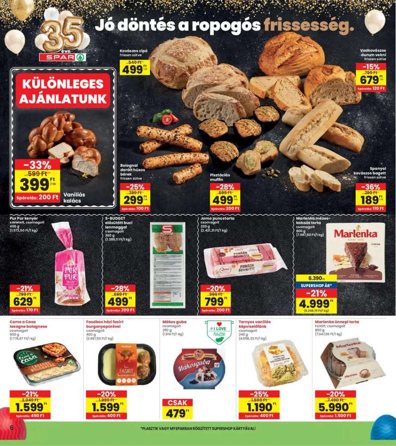 Interspar Interspar akciós újság 6 oldal