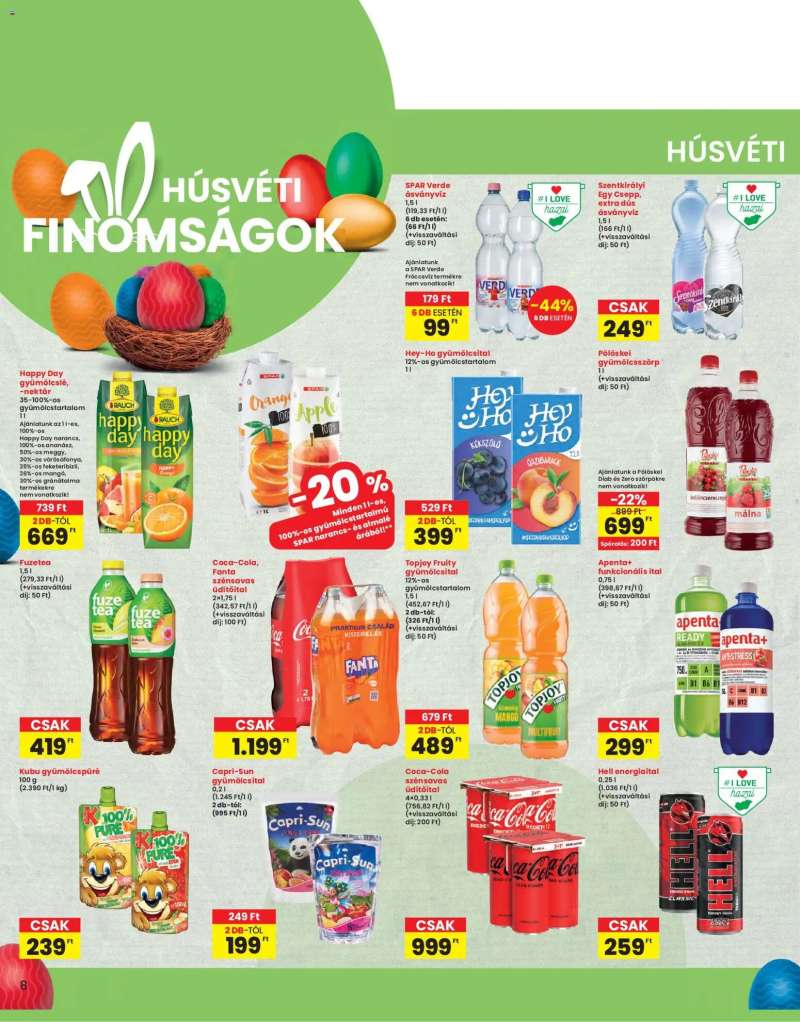 Interspar Interspar akciós újság 8 oldal