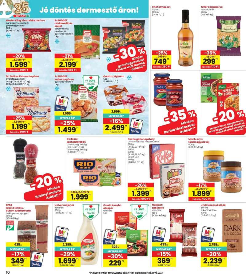 Interspar Interspar akciós újság 10 oldal