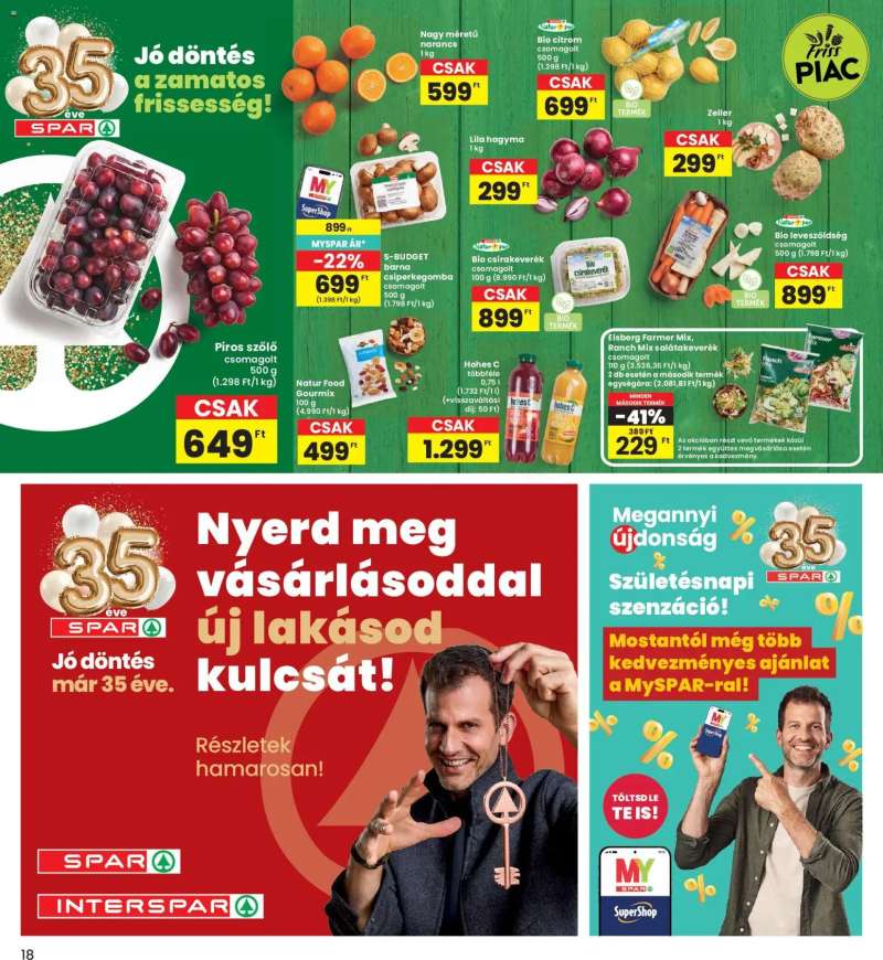 Interspar Interspar akciós újság 18 oldal