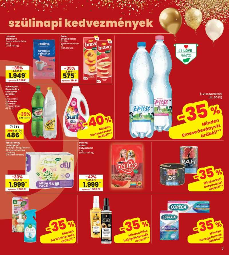 Interspar Interspar akciós újság 3 oldal