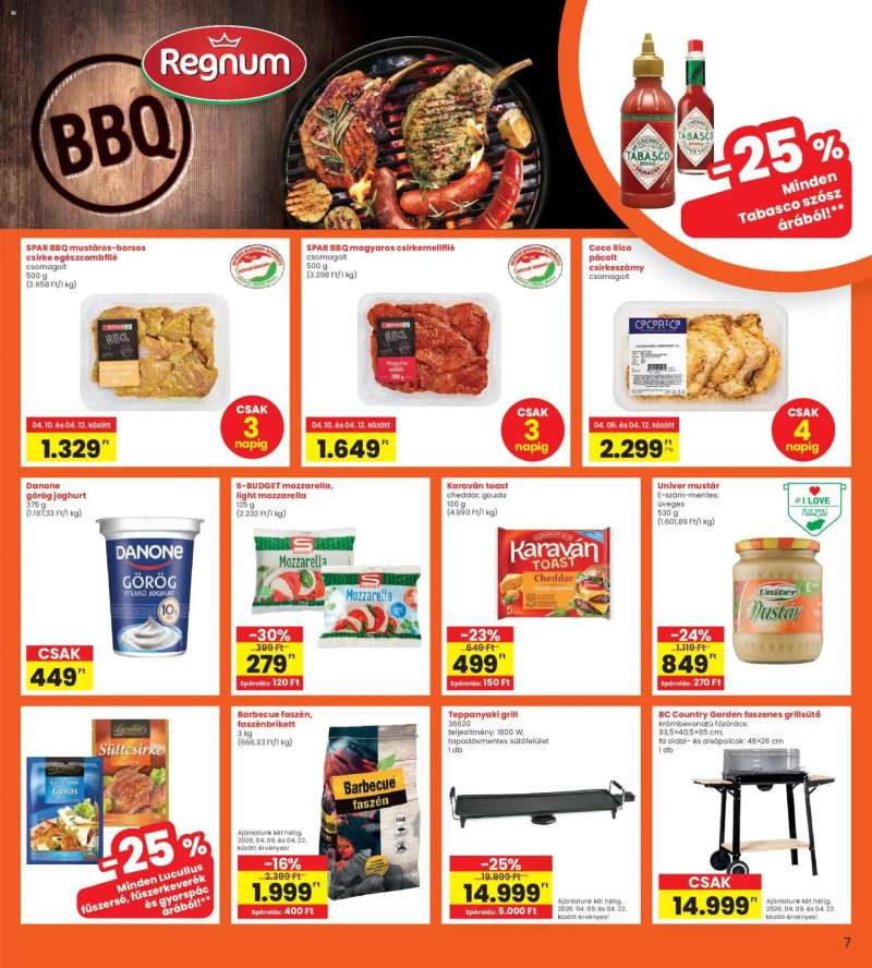 Interspar Interspar akciós újság 7 oldal