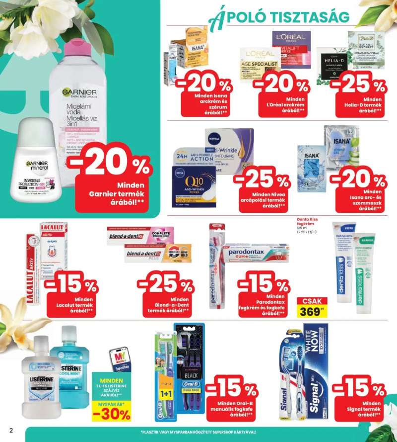 Interspar Interspar Szépség katalógus 2 oldal