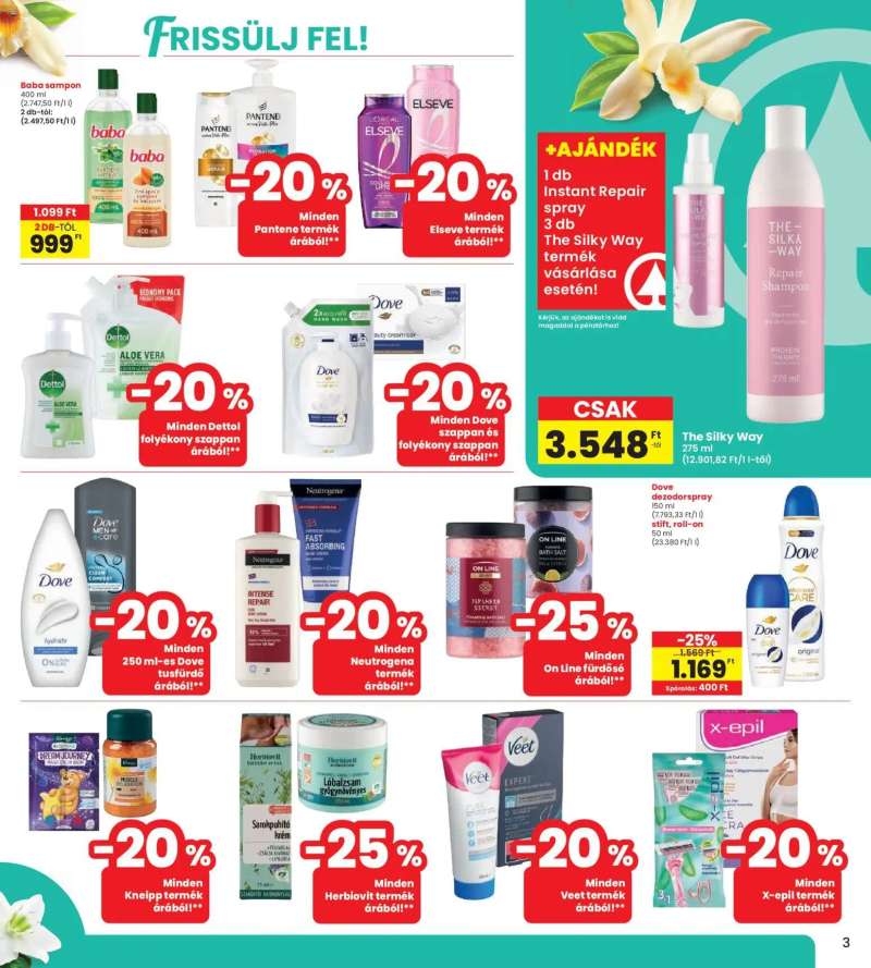 Interspar Interspar Szépség katalógus 3 oldal