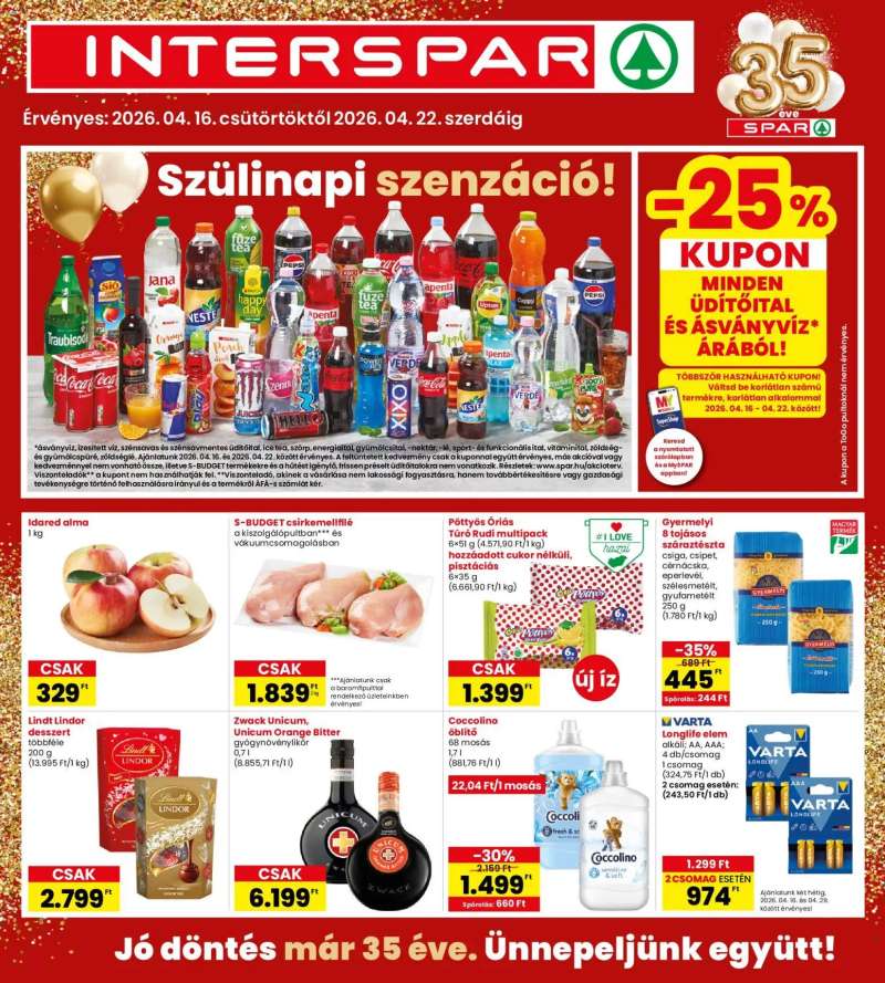 Interspar Interspar akciós újság 1 oldal