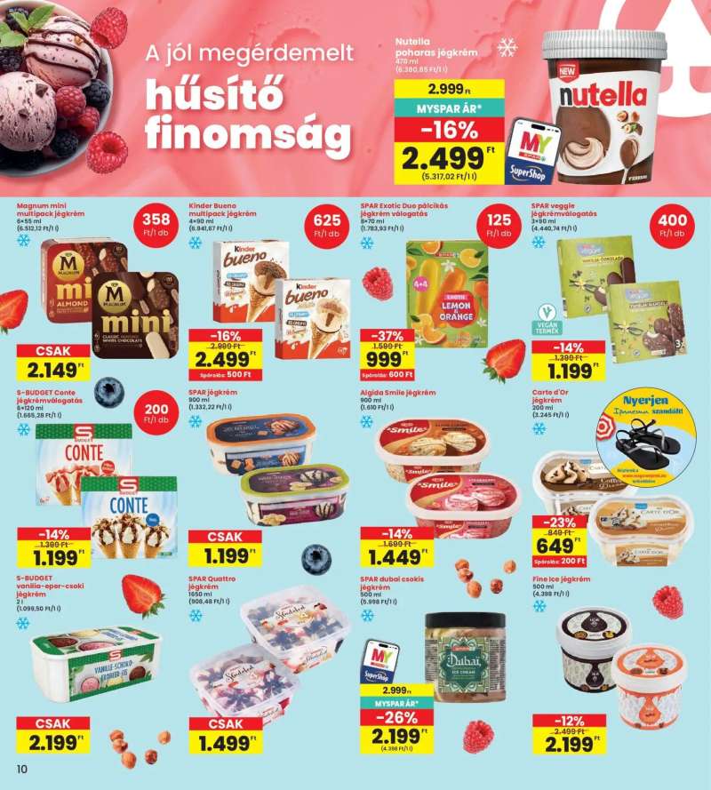 Interspar Interspar akciós újság 10 oldal