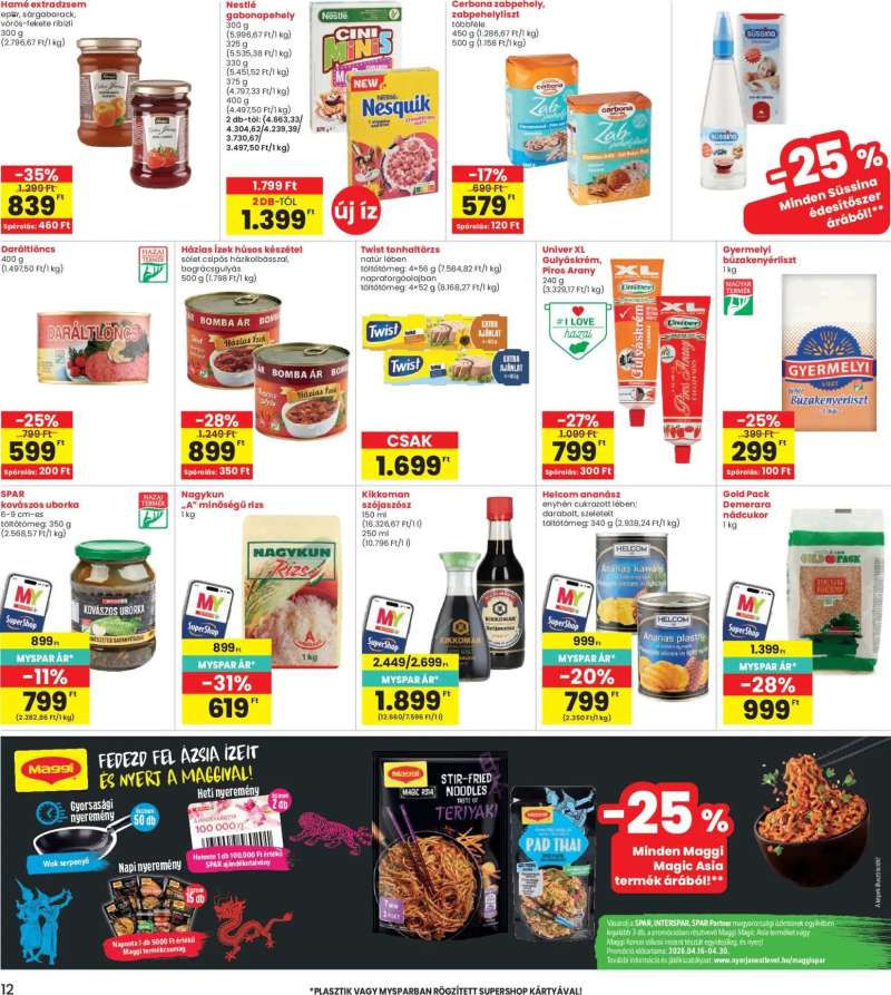 Interspar Interspar akciós újság 12 oldal