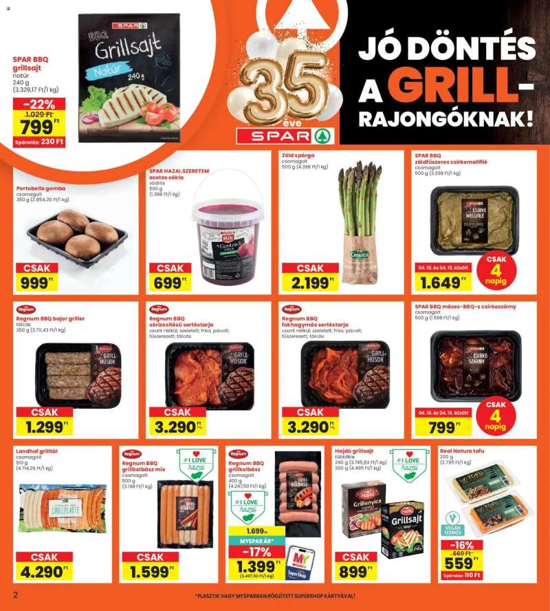 Interspar Interspar akciós újság 2 oldal