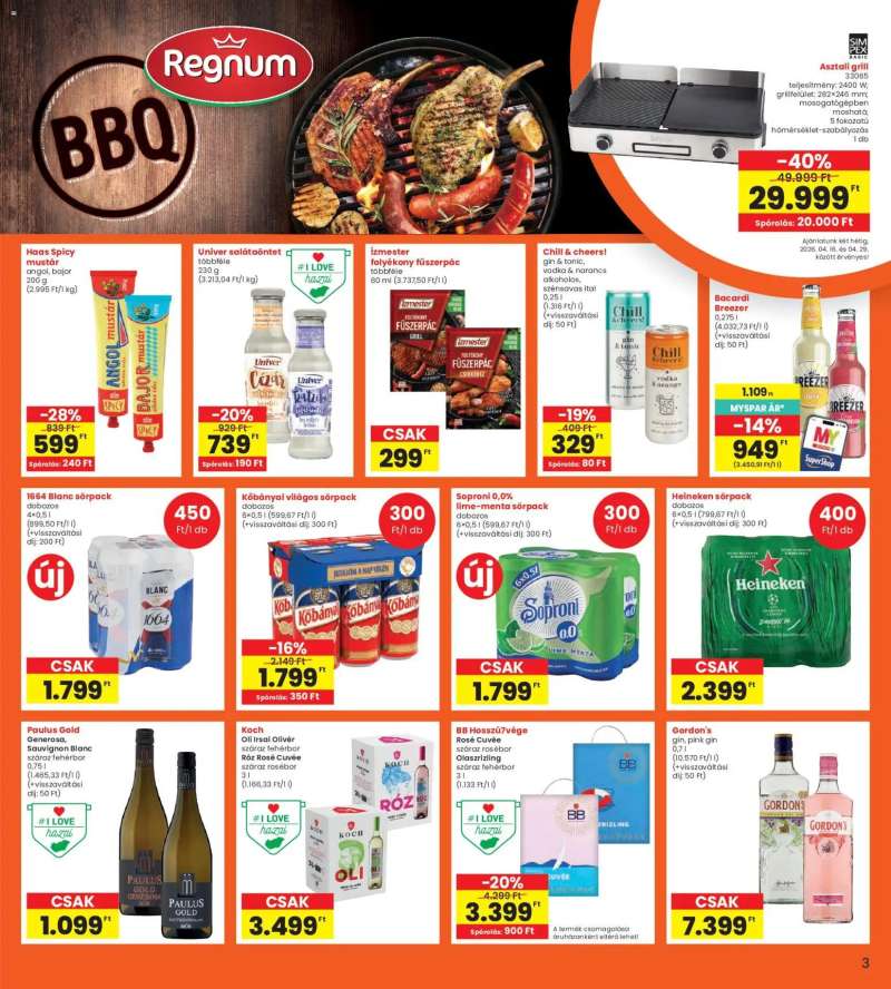 Interspar Interspar akciós újság 3 oldal