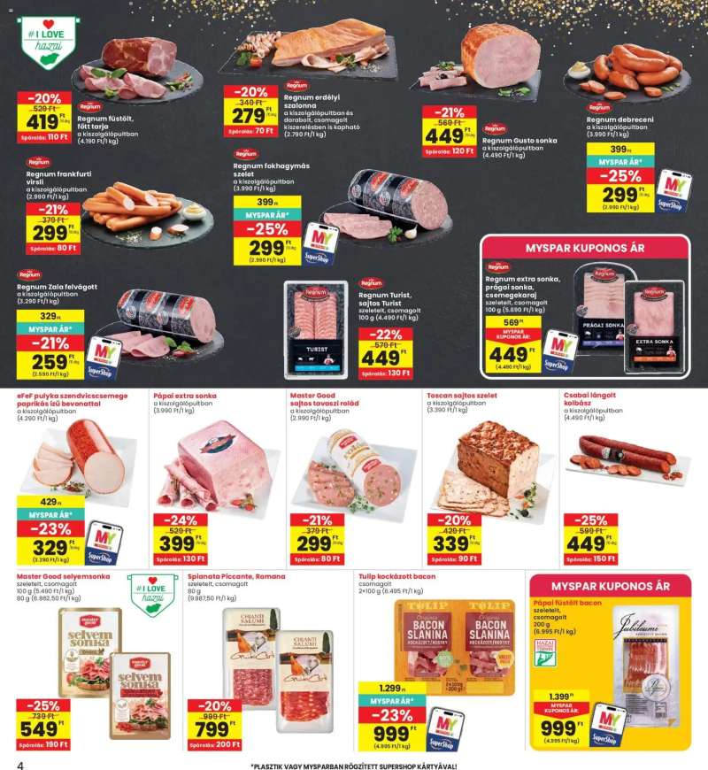 Interspar Interspar akciós újság 4 oldal