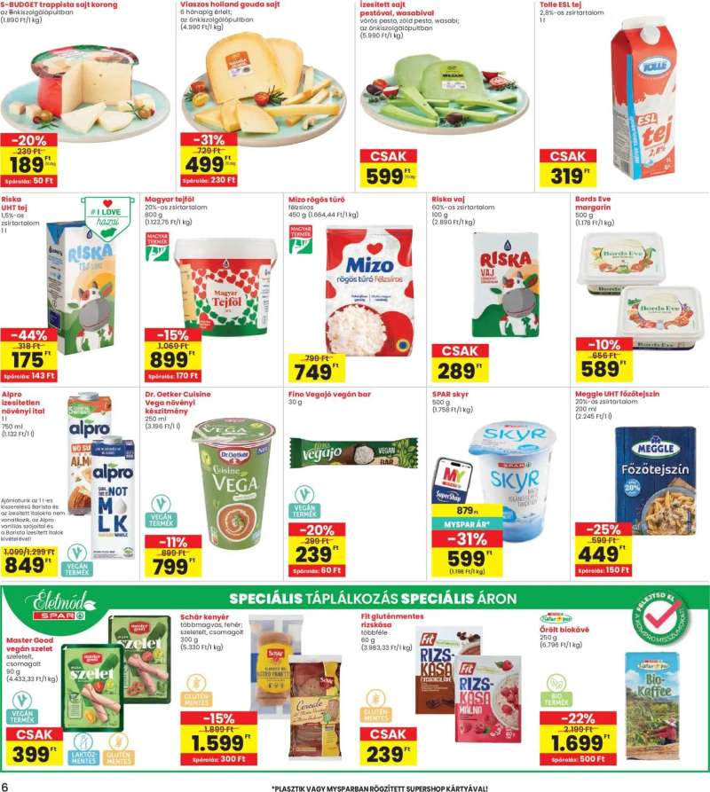 Interspar Interspar akciós újság 6 oldal