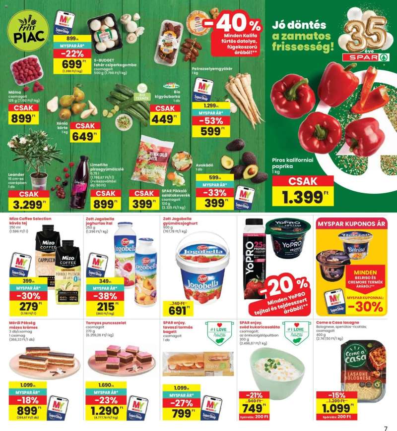 Interspar Interspar akciós újság 7 oldal