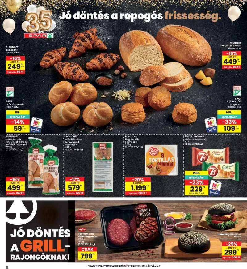 Interspar Interspar akciós újság 8 oldal