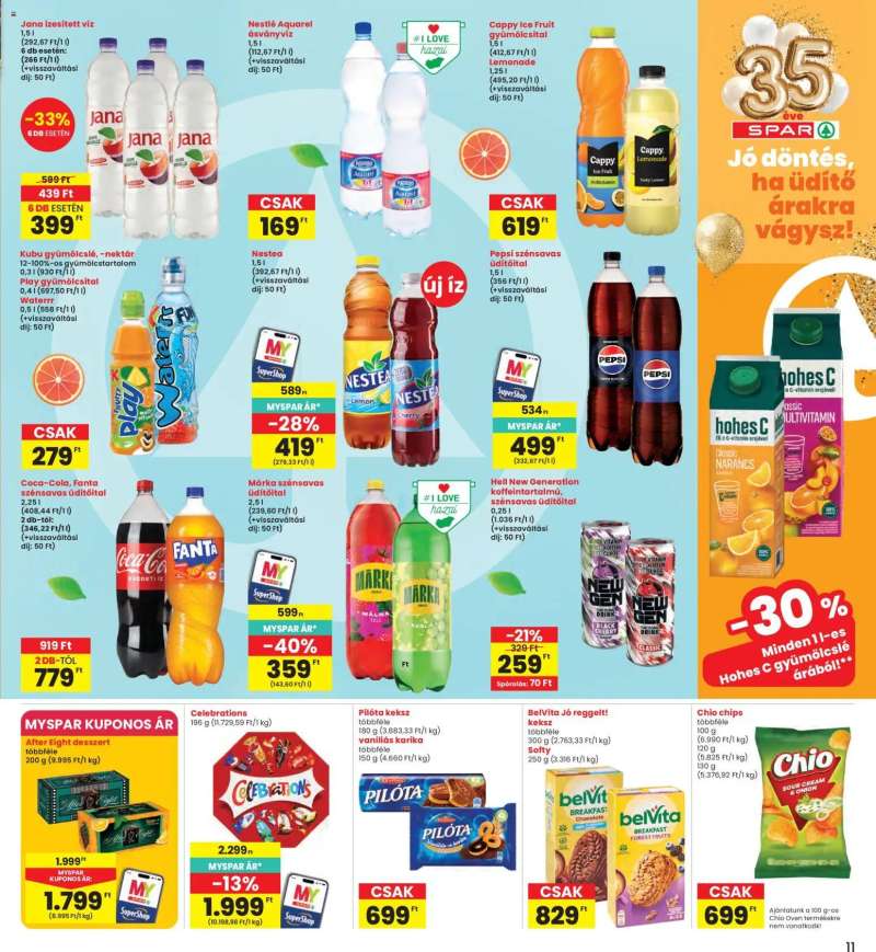 Interspar Interspar akciós újság 11 oldal