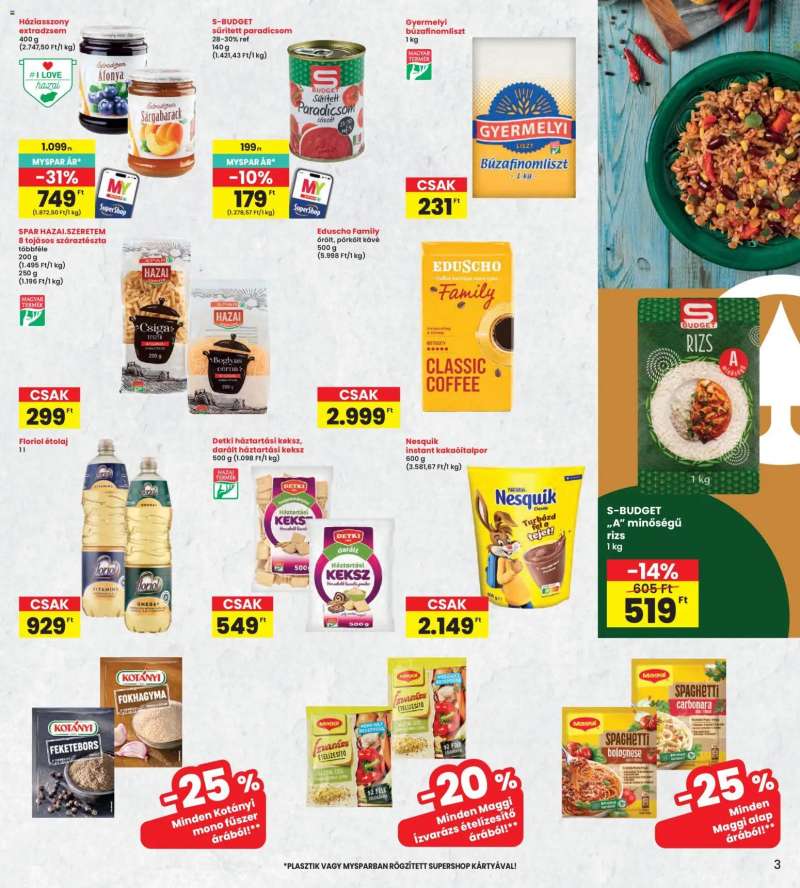 Interspar Interspar akciós újság 3 oldal