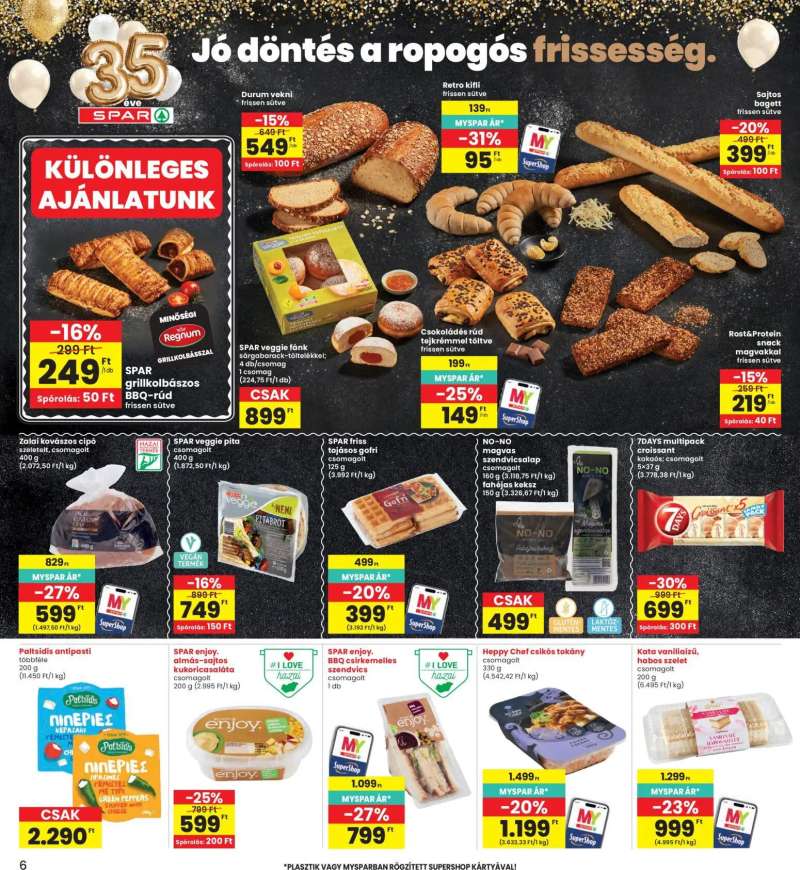 Interspar Interspar akciós újság 6 oldal