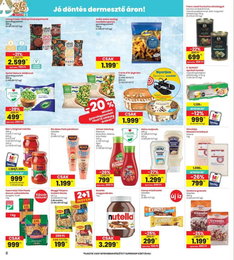 Interspar Interspar akciós újság 8 oldal