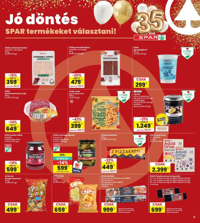 Interspar Interspar akciós újság 9 oldal