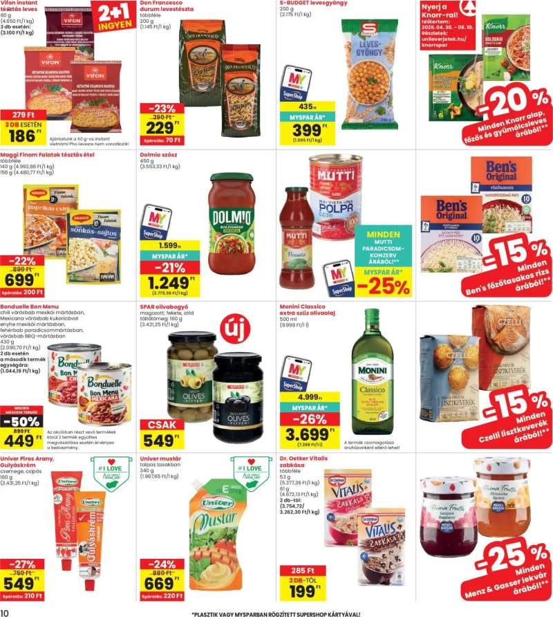 Interspar Interspar akciós újság 10 oldal