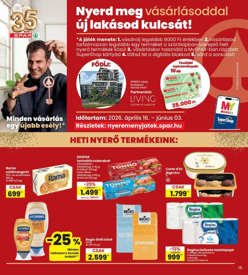 Interspar Interspar akciós újság 15 oldal
