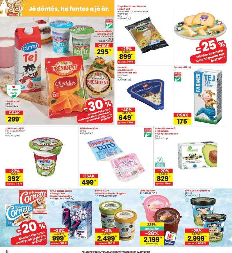 Interspar Interspar akciós újság 6 oldal