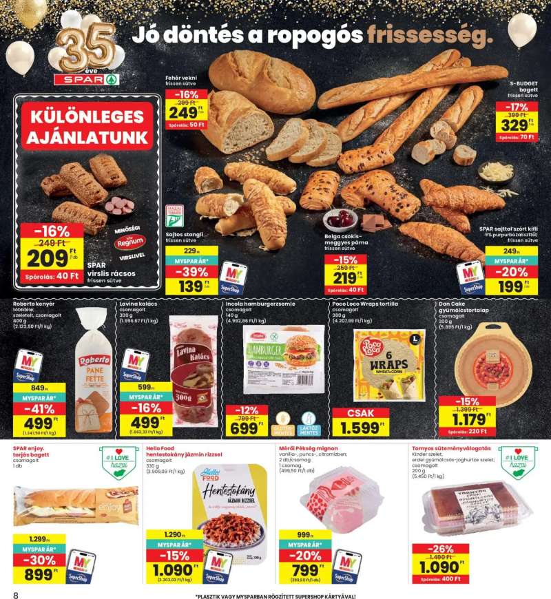 Interspar Interspar akciós újság 8 oldal