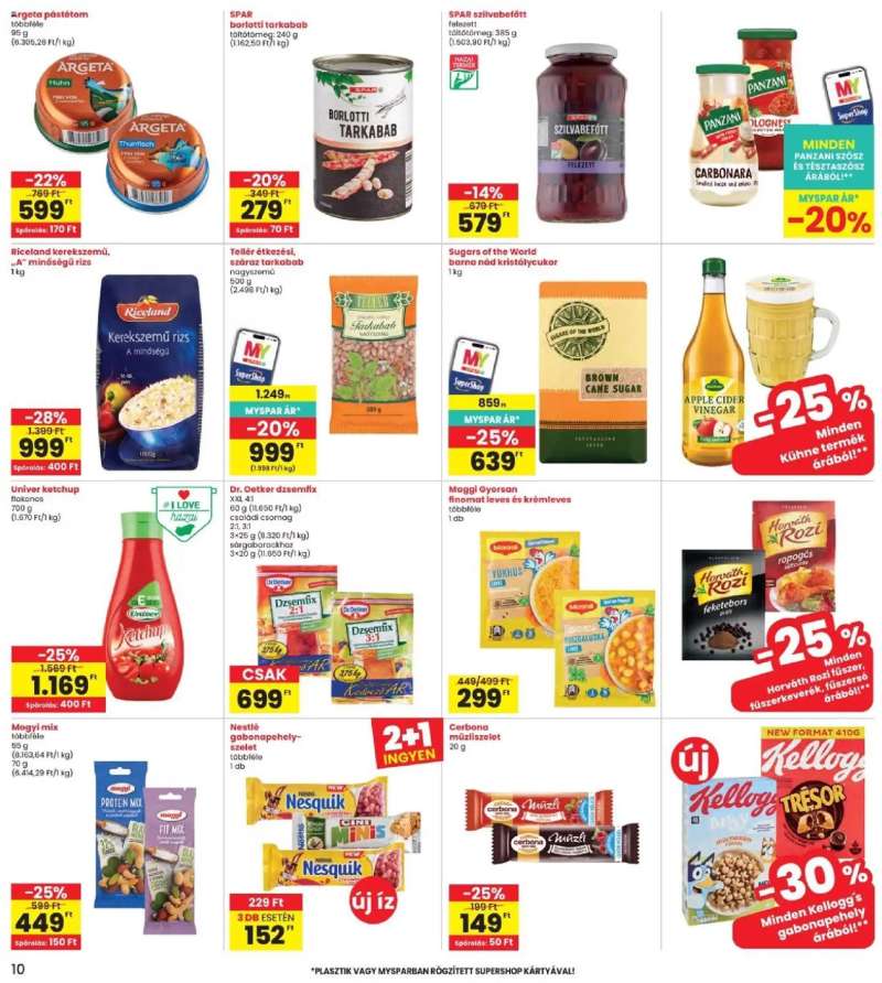 Interspar Interspar akciós újság 10 oldal