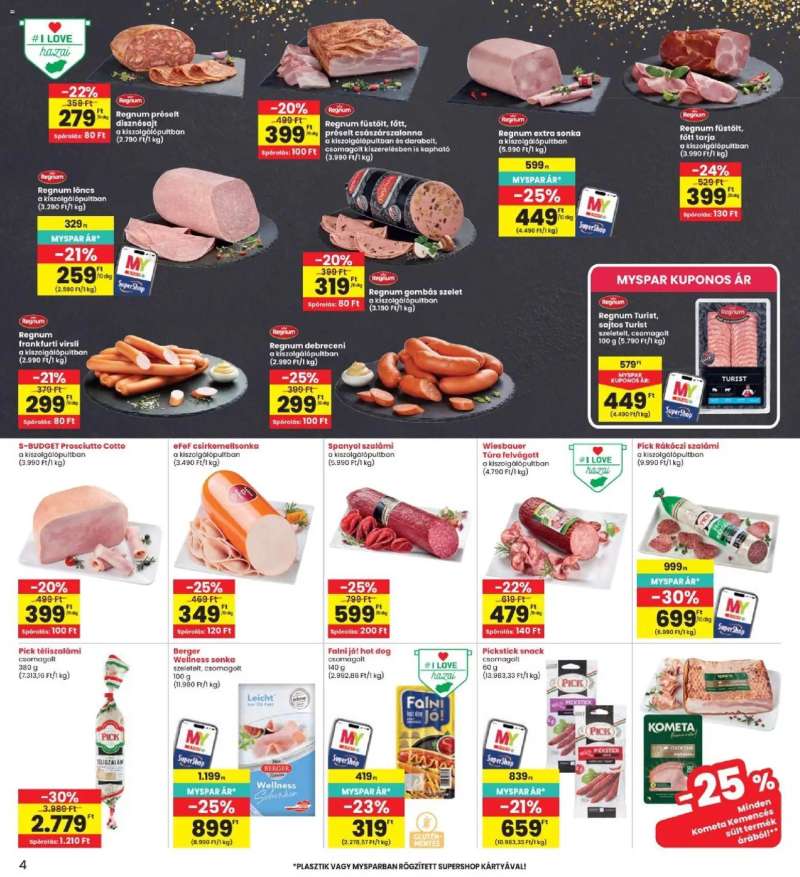 Interspar Interspar akciós újság 4 oldal