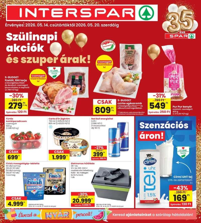 Interspar Interspar akciós újság 1 oldal