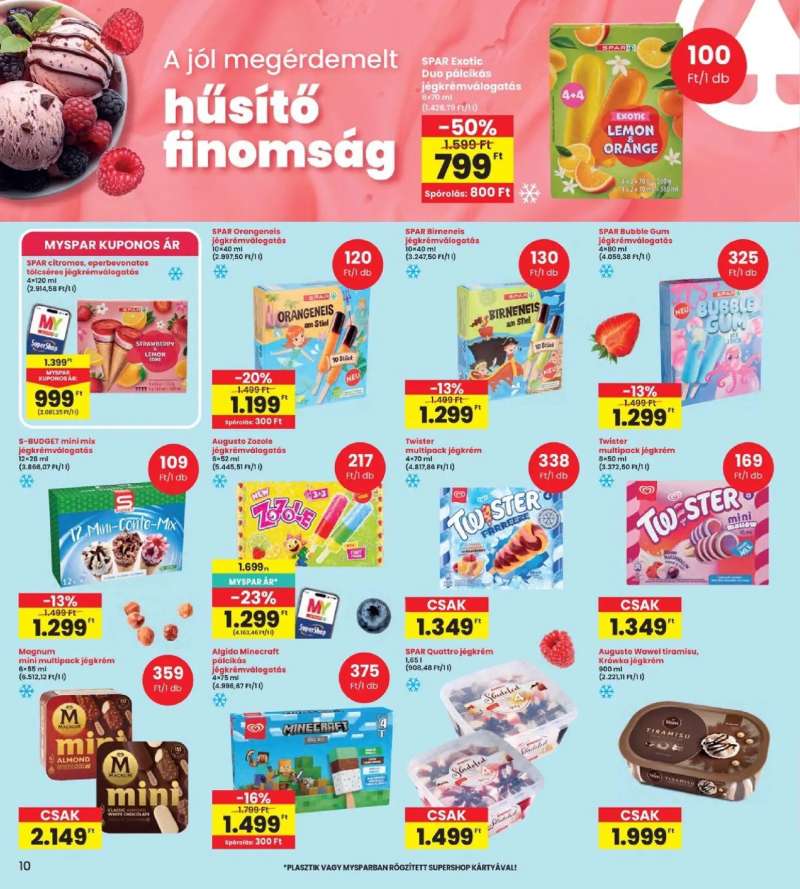Interspar Interspar akciós újság 10 oldal