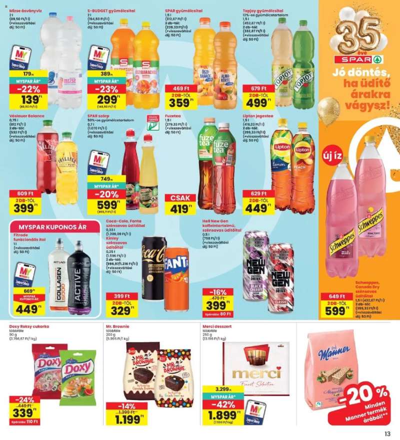 Interspar Interspar akciós újság 13 oldal