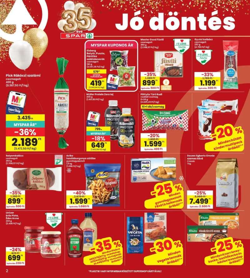 Interspar Interspar akciós újság 2 oldal