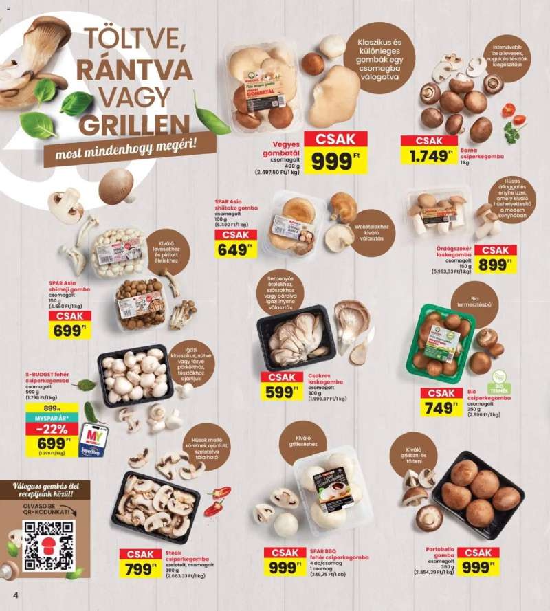 Interspar Interspar akciós újság 4 oldal