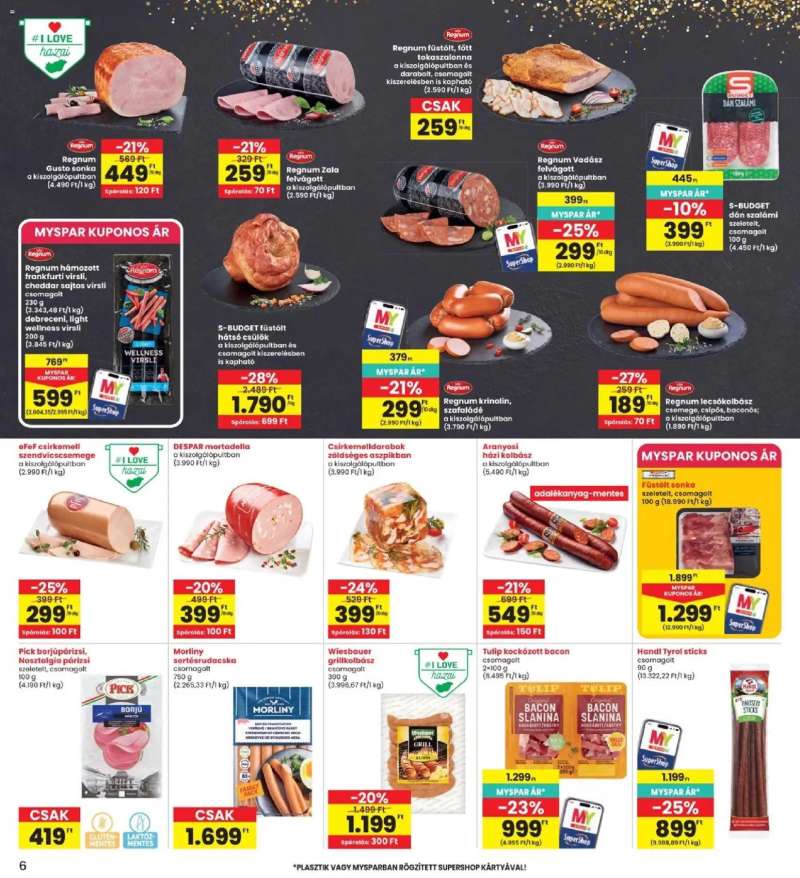 Interspar Interspar akciós újság 6 oldal
