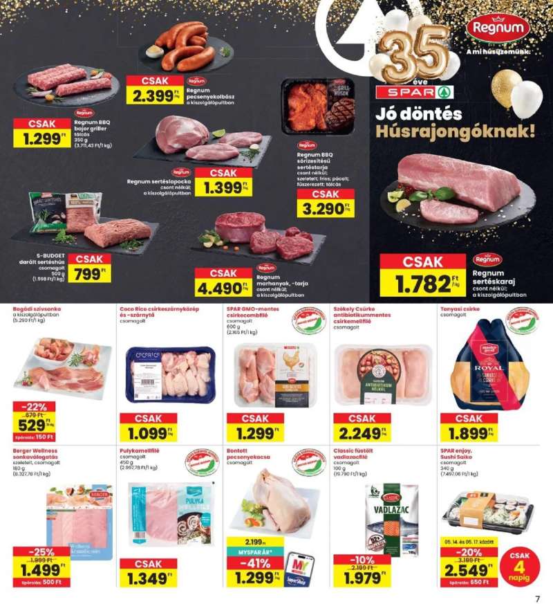 Interspar Interspar akciós újság 7 oldal