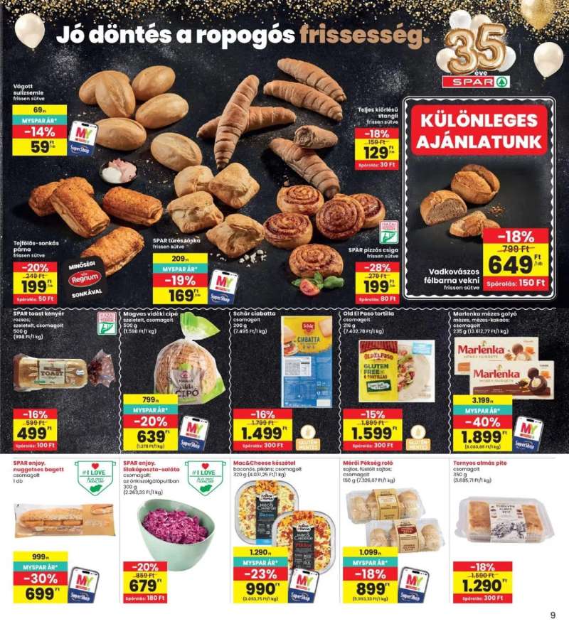 Interspar Interspar akciós újság 9 oldal
