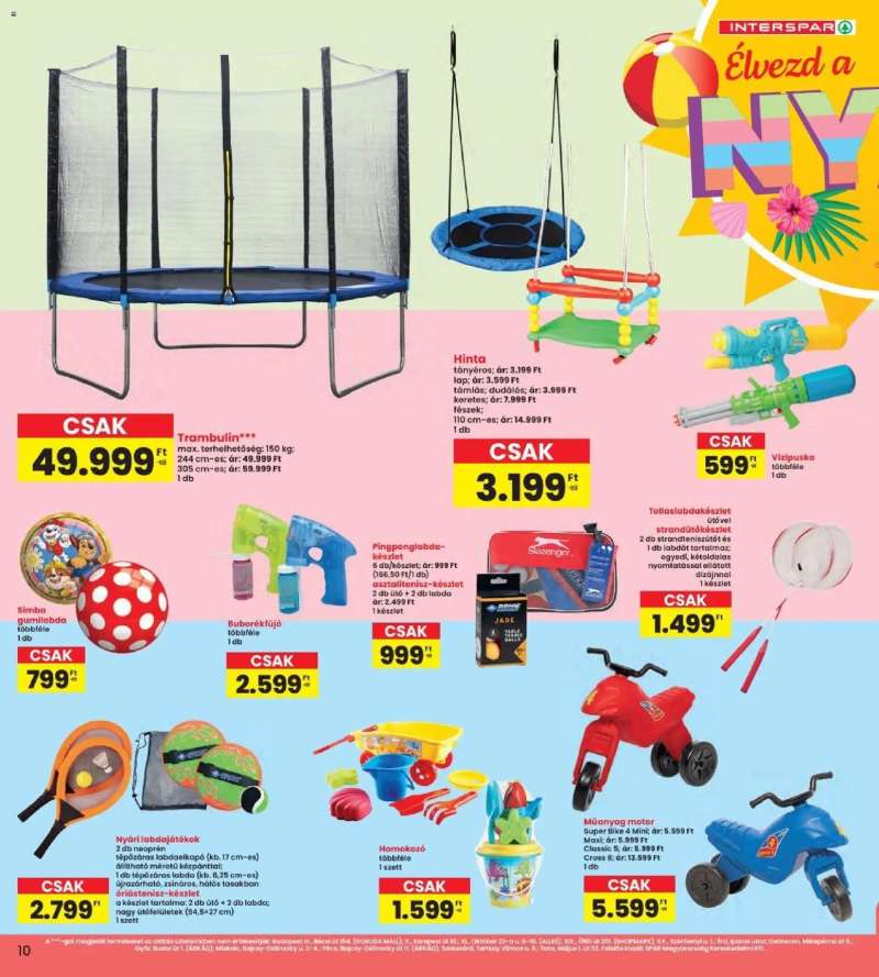 Interspar Interspar Nyár 10 oldal
