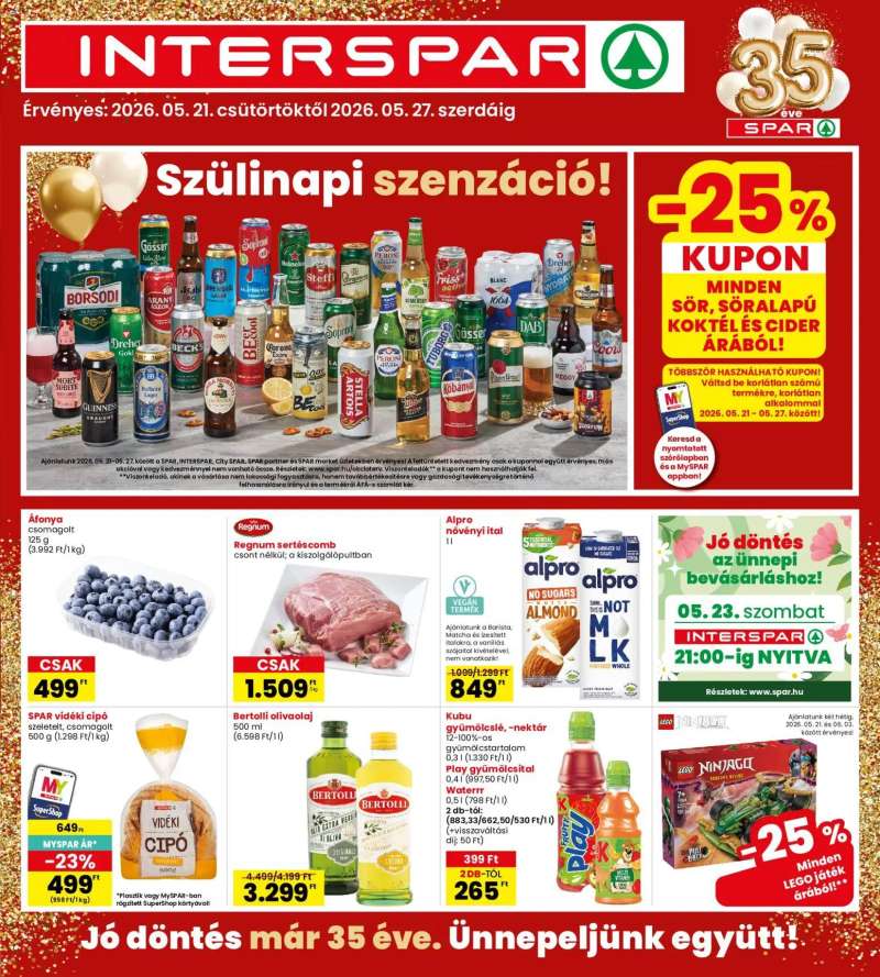 Interspar Interspar akciós újság 1 oldal