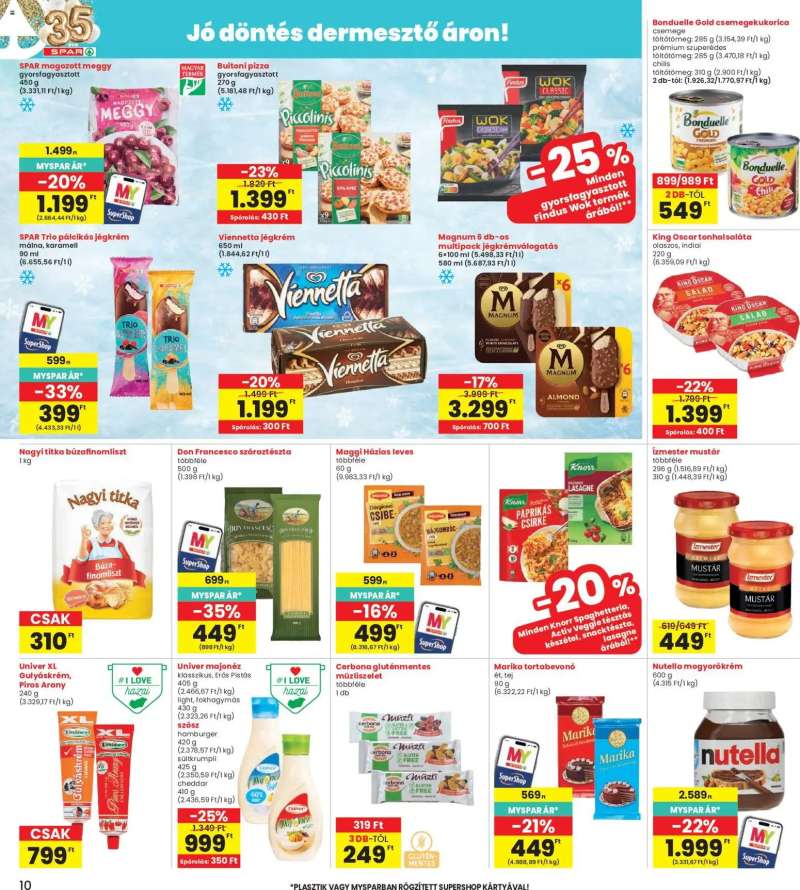 Interspar Interspar akciós újság 10 oldal