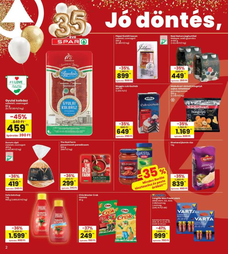 Interspar Interspar akciós újság 2 oldal