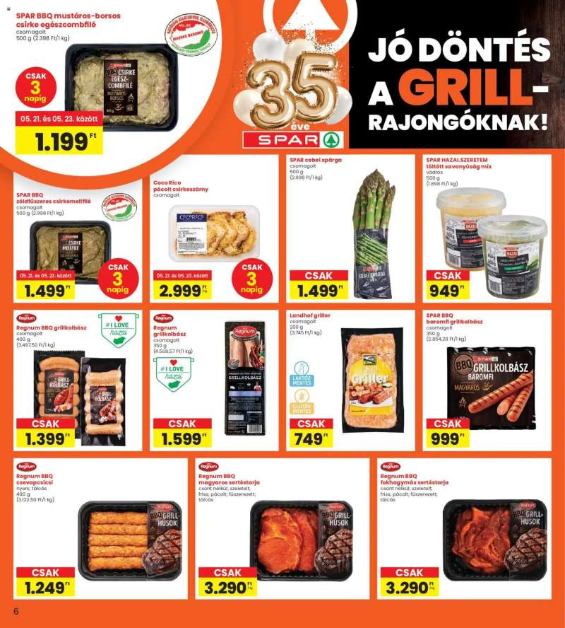 Interspar Interspar akciós újság 6 oldal