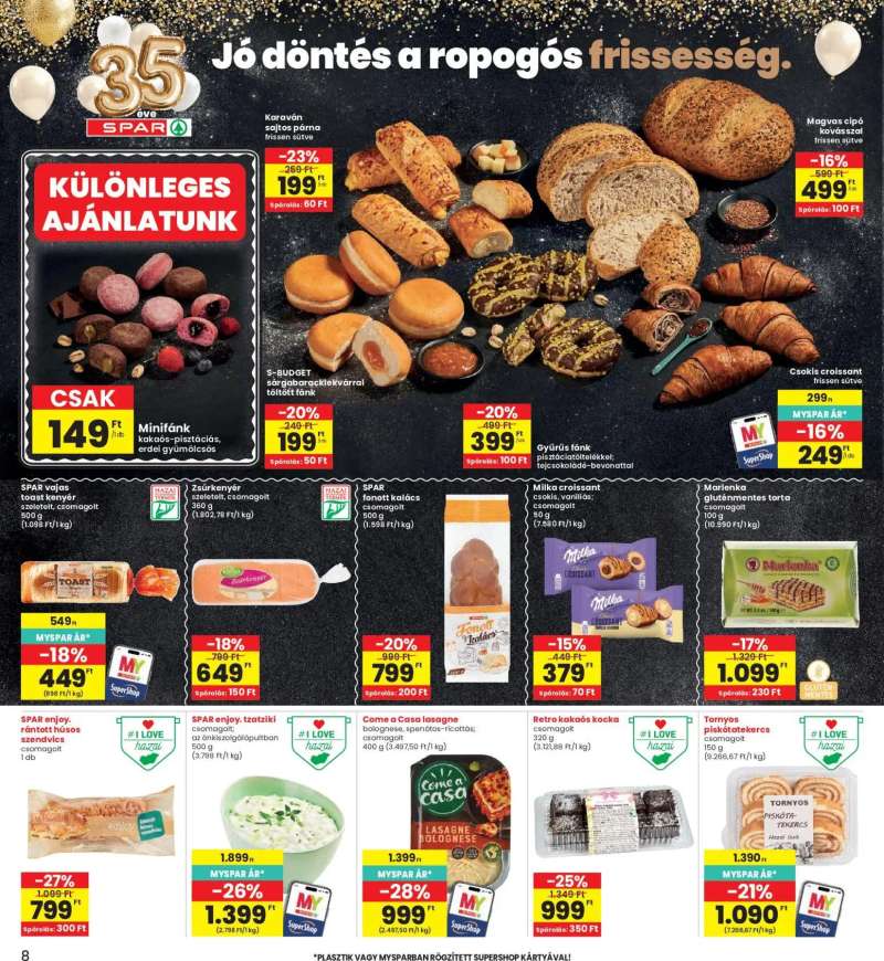 Interspar Interspar akciós újság 8 oldal