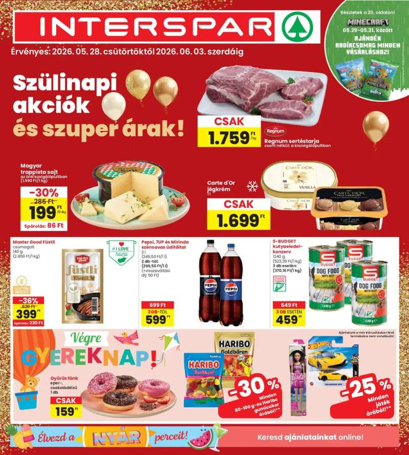 Interspar Interspar akciós újság 1 oldal