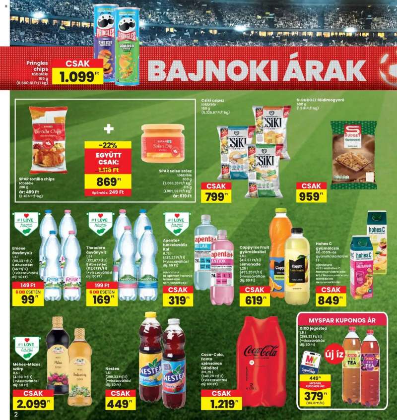 Interspar Interspar akciós újság 2 oldal